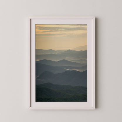 Blue Ridge Parkway Sunset - Green to Gold