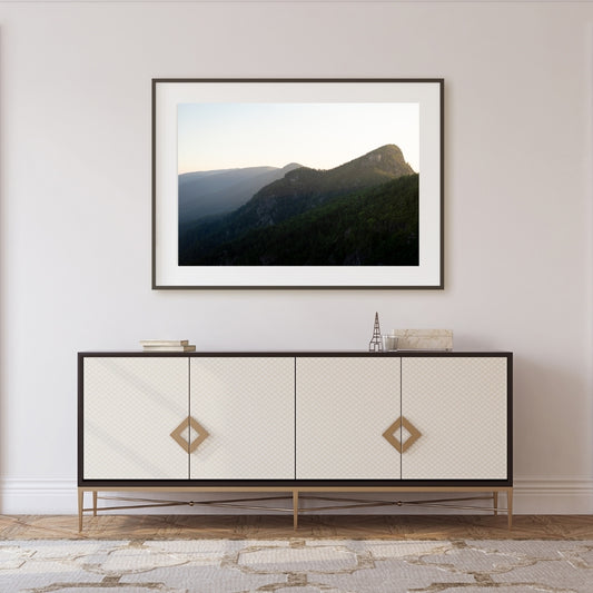 Hickory Nut Gorge Sunset