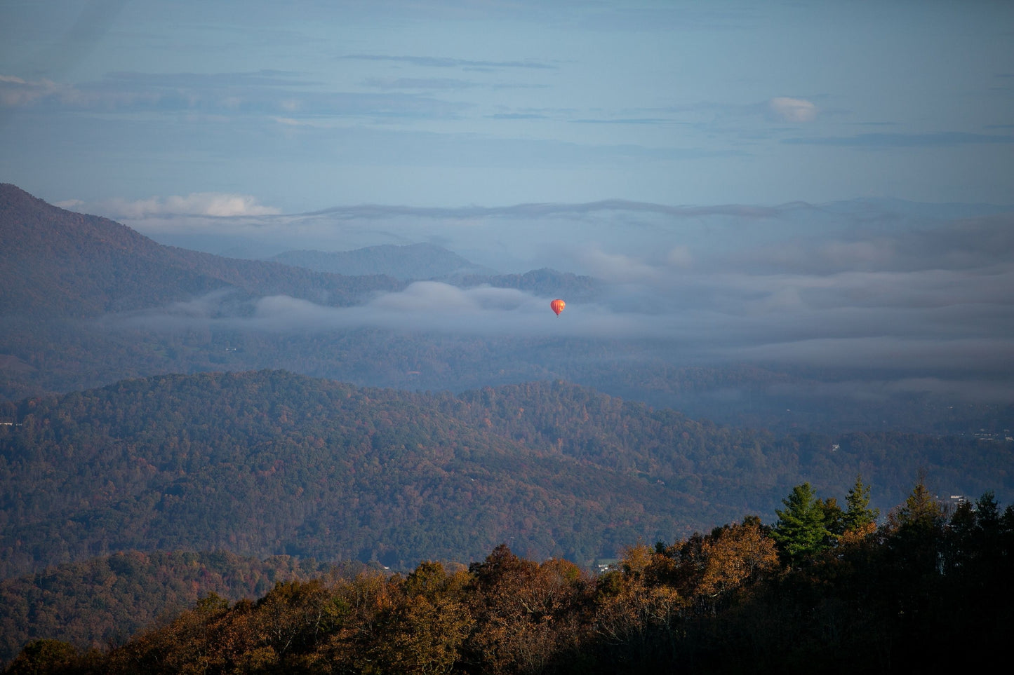 Blue Ridge Parkway Hot Air Balloon