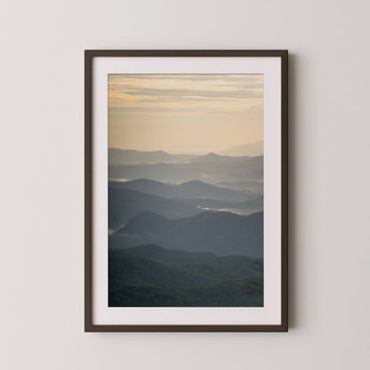 Blue Ridge Parkway Sunset - Yellow