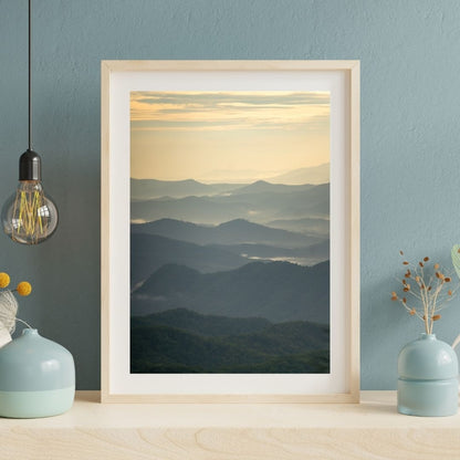Blue Ridge Parkway Sunset - Green to Gold