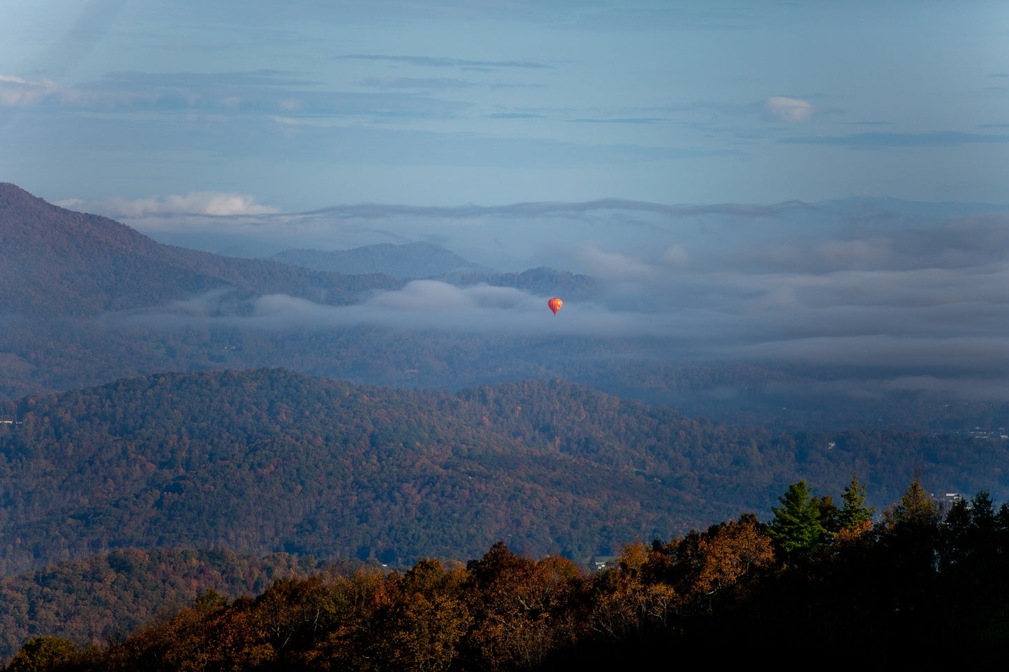 Blue Ridge Parkway - Hot Air Balloon